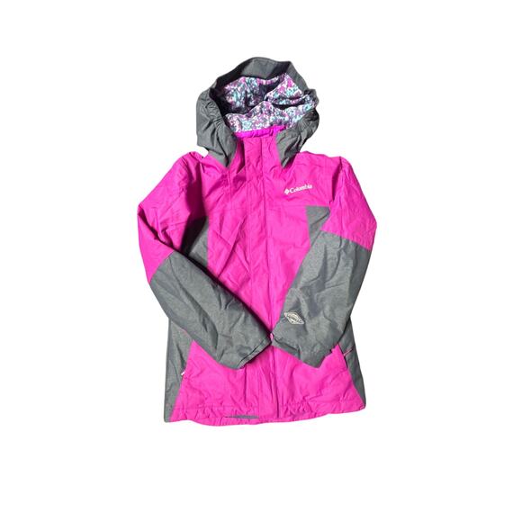 Columbia Girls Medium Purple Interchange Omni-Heat 3-in-1 Jacket - Picture 2 of 7